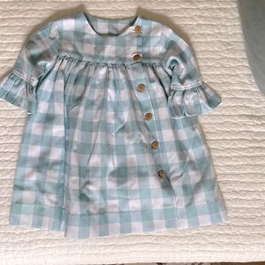 Shrimp and Grits blue plaid dress